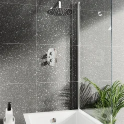 Imogen Concealed Shower Valve, Fixed Shower Head & Overflow Bath Filler