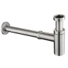 Inox Brushed Stainless Steel Bottle Trap - 320mm Pipe