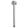 Inox Brushed Stainless Steel Round Ceiling Shower Arm - 200mm