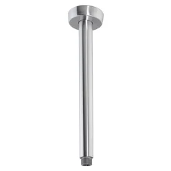 Inox Brushed Stainless Steel Round Ceiling Shower Arm - 200mm