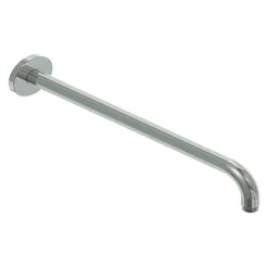 Inox Brushed Stainless Steel Round Wall Shower Arm - 400mm