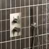 Inox Brushed Stainless Steel 2 Outlet Concealed Thermostatic Shower Valve