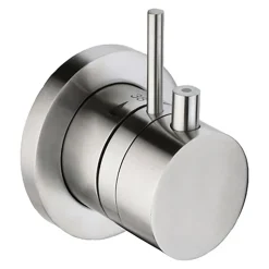 Inox Brushed Stainless Steel 1 Outlet Concealed Thermostatic Shower Valve