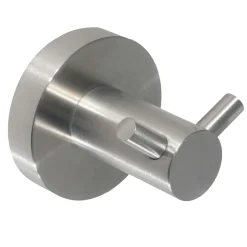 Inox Brushed Stainless Steel Double Robe Hook