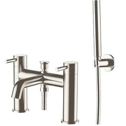Inox Deck Mounted Stainless Steel Bath Shower Mixer with Handset Kit