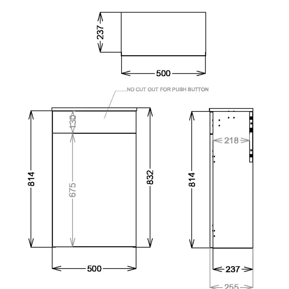 Isla/Freddie Back To Wall Toilet Furniture Unit