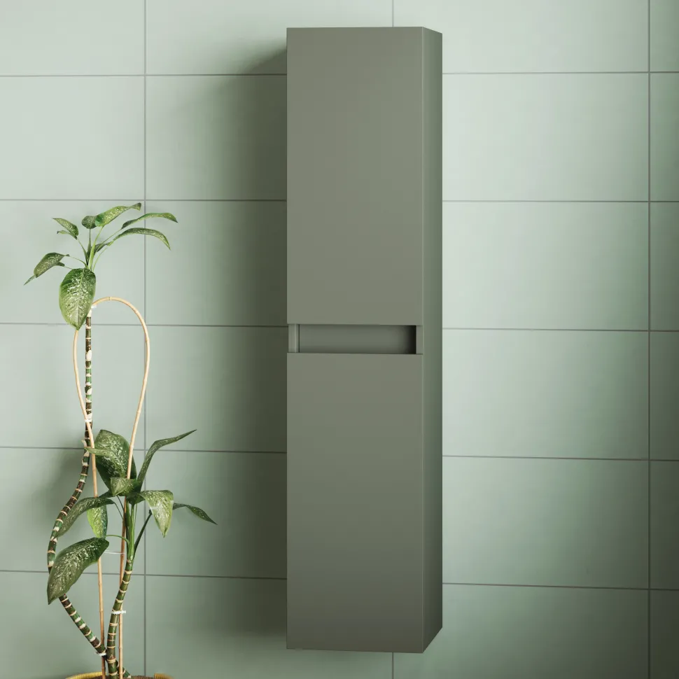 Isla/Freddie 1200mm Wall Mounted Tall Storage Cabinet