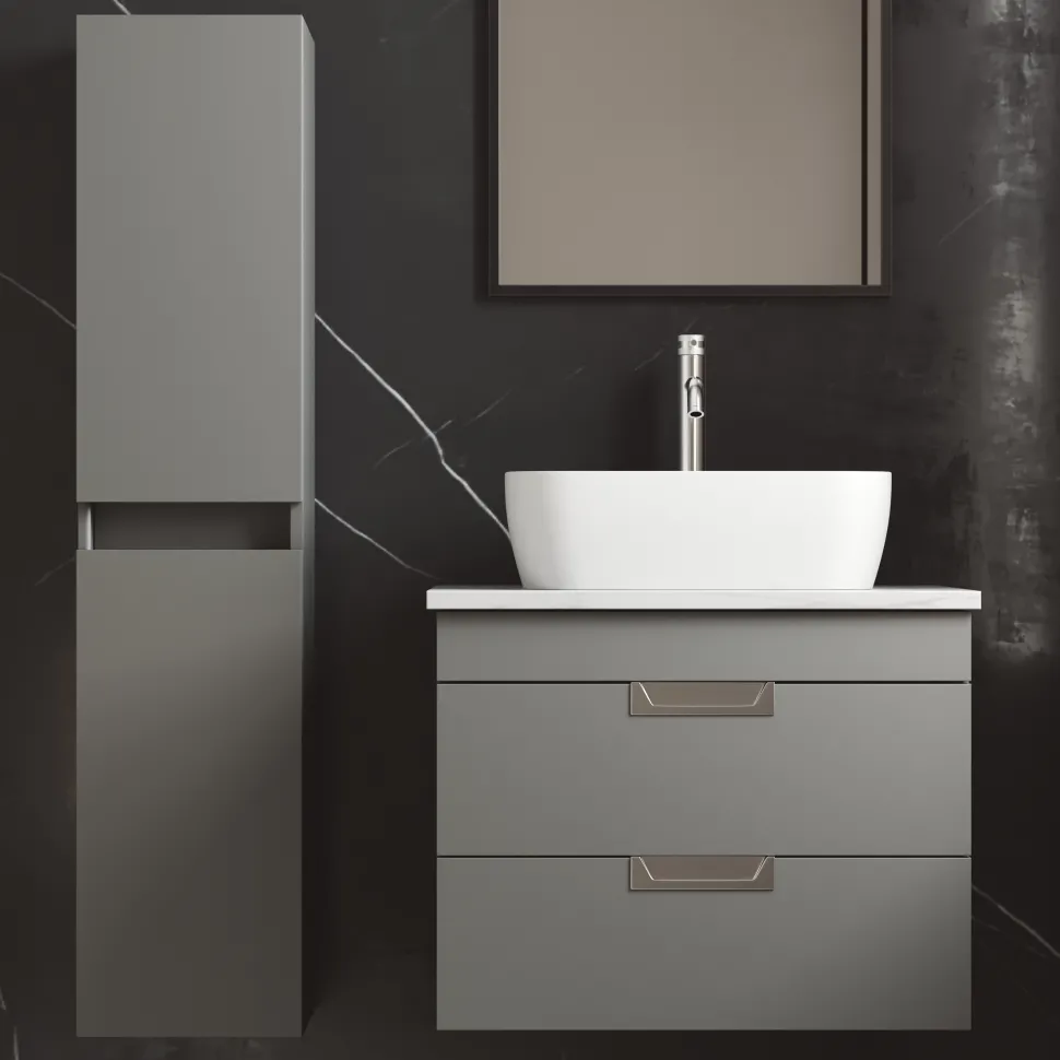 Isla/Freddie 1200mm Wall Mounted Tall Storage Cabinet