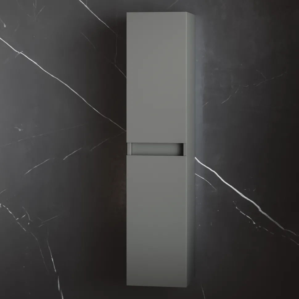 Isla/Freddie 1200mm Wall Mounted Tall Storage Cabinet