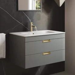 Isla 800mm Wall Hung Vanity Unit & Basin