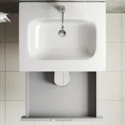 Isla 600mm Wall Hung Vanity Unit & Basin