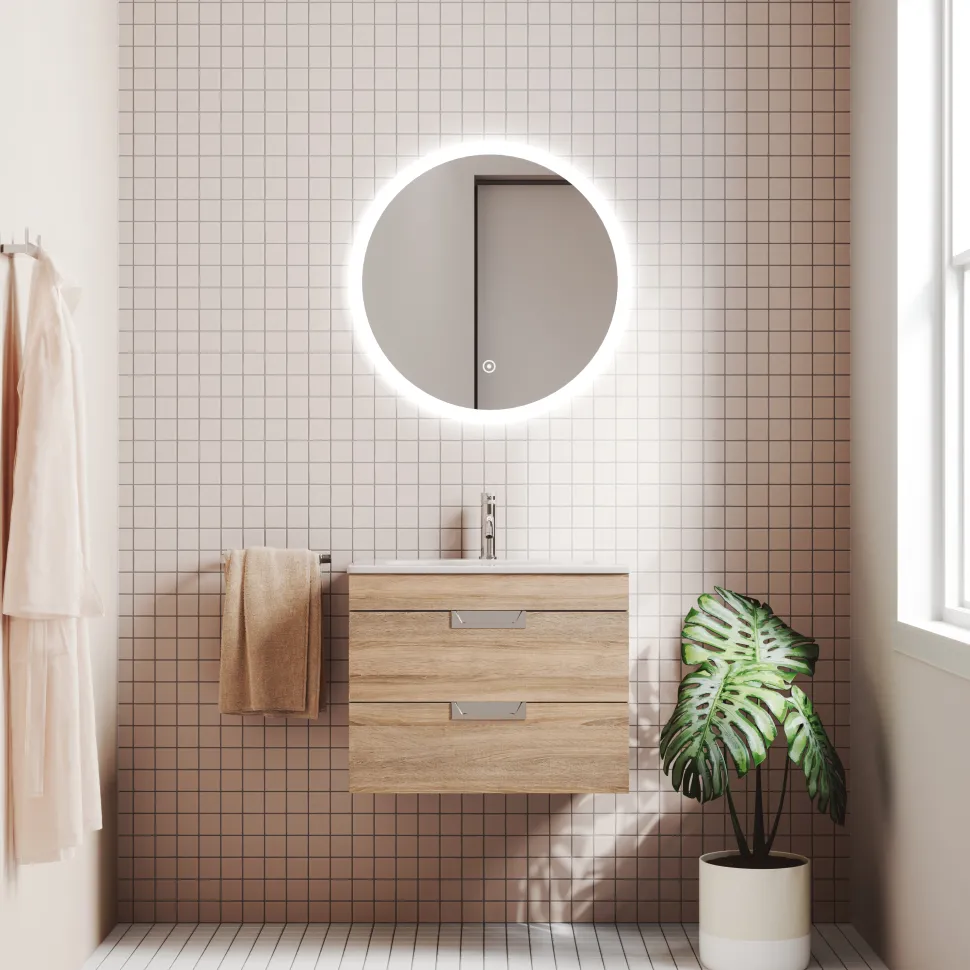 Isla 600mm Wall Hung Vanity Unit & Basin