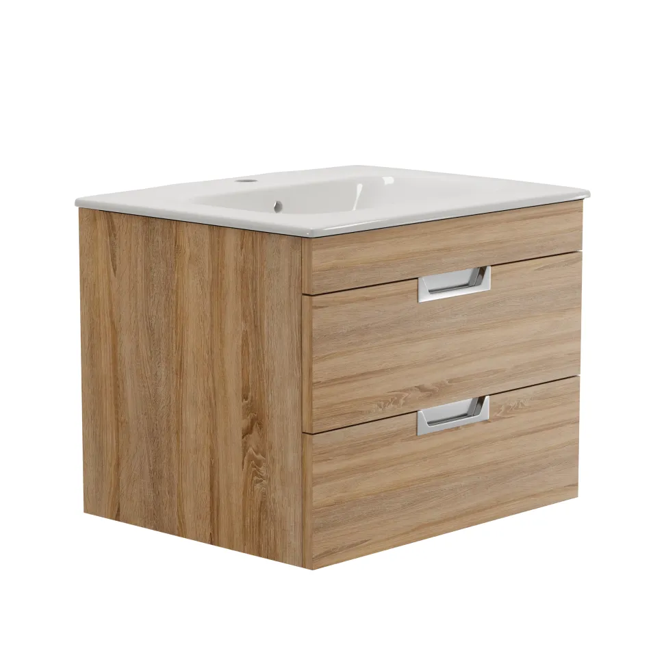 Isla 600mm Wall Hung Vanity Unit & Basin