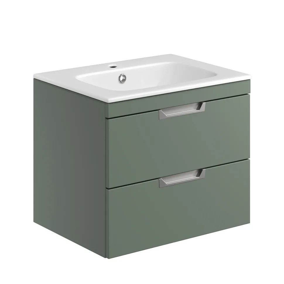 Isla 600mm Wall Hung Vanity Unit & Basin