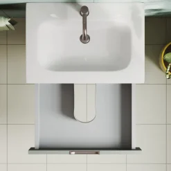 Isla 600mm Wall Hung Vanity Unit & Basin