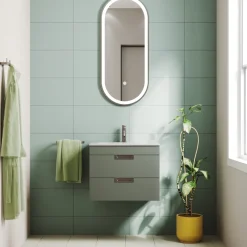 Isla 600mm Wall Hung Vanity Unit & Basin