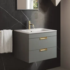 Isla 600mm Wall Hung Vanity Unit & Basin