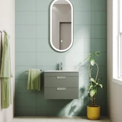 Isla 600mm Wall Hung Vanity Unit & Basin