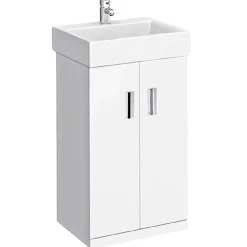 Jack Compact Rimless Toilet & Vanity Unit Bathroom Suite