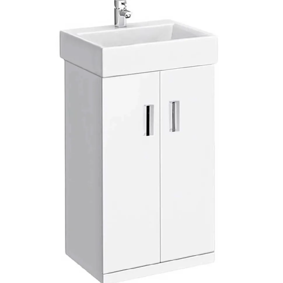 Jack Compact Rimless Toilet & Vanity Unit Bathroom Suite