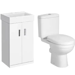 Jack Compact Toilet & Vanity Unit Bathroom Suite