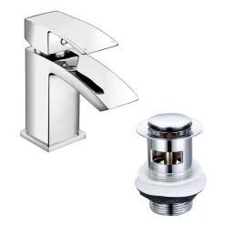 Jack Complete Bathroom Suite with 1700mm L Shaped Shower Bath & Rimless Toilet