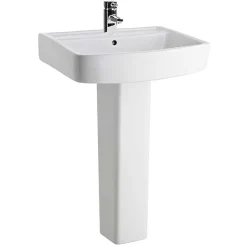 Jack 600mm Basin & Full Pedestal