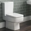 Jack Square Close Coupled Compact Toilet & Soft Close Seat