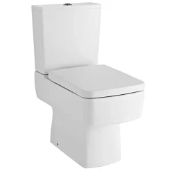 Jack Square Close Coupled Compact Toilet & Soft Close Seat