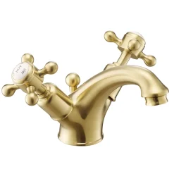 JTP Grosvenor Cross Basin Mixer Tap With Pop-Up Waste