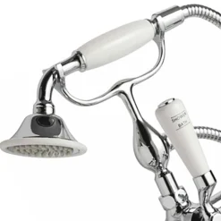 JTP Grosvenor Cross Deck Mounted Bath Shower Mixer With Kit