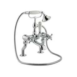 JTP Grosvenor Cross Deck Mounted Bath Shower Mixer With Kit