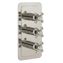 JTP Grosvenor Cross Vertical Concealed 2 Outlet Shower Valve