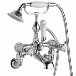 JTP Grosvenor Cross Wall Mounted Bath Shower Mixer With Kit
