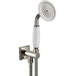 JTP Grosvenor Cross Wall Outlet, Shower Handset & Hose