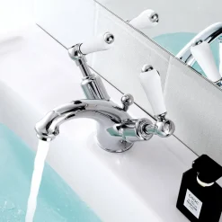 JTP Grosvenor Lever Basin Mixer Tap With Waste