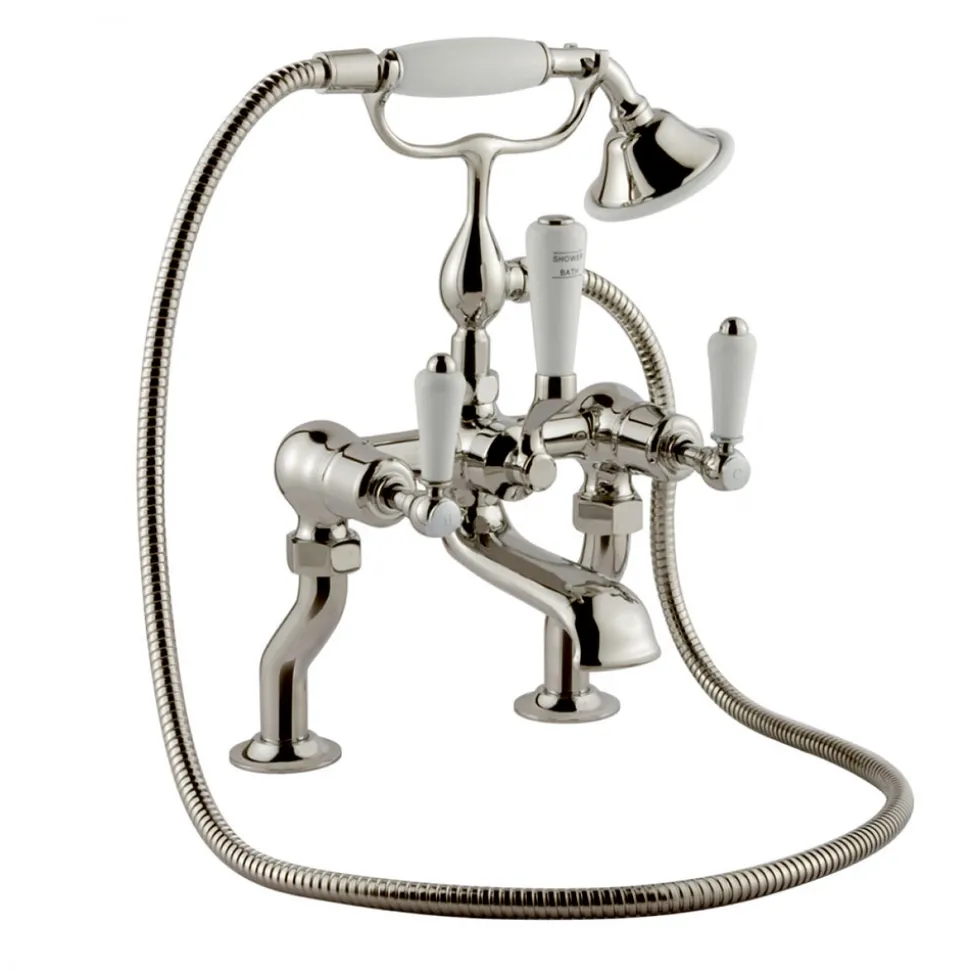 JTP Grosvenor Lever Deck Mounted Bath Shower Mixer With Kit