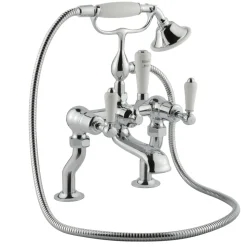JTP Grosvenor Lever Deck Mounted Bath Shower Mixer With Kit