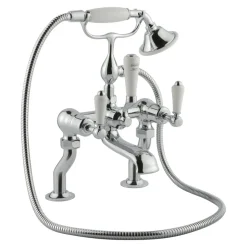JTP Grosvenor Lever Floor Standing Bath And Shower Mixer Tap With Shower Kit