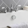 JTP Grosvenor Lever 3 Hole Deck Mounted Bath Filler Tap