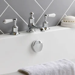JTP Grosvenor Lever 3 Hole Deck Mounted Bath Filler Tap