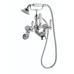 JTP Grosvenor Lever Wall Mounted Bath Shower Mixer With Kit
