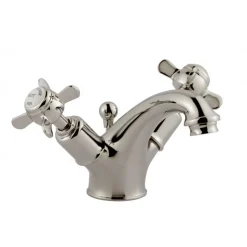 JTP Grosvenor Pinch Basin Mixer Tap With Pop-Up Waste