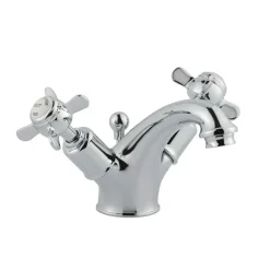 JTP Grosvenor Pinch Basin Mixer Tap With Pop-Up Waste