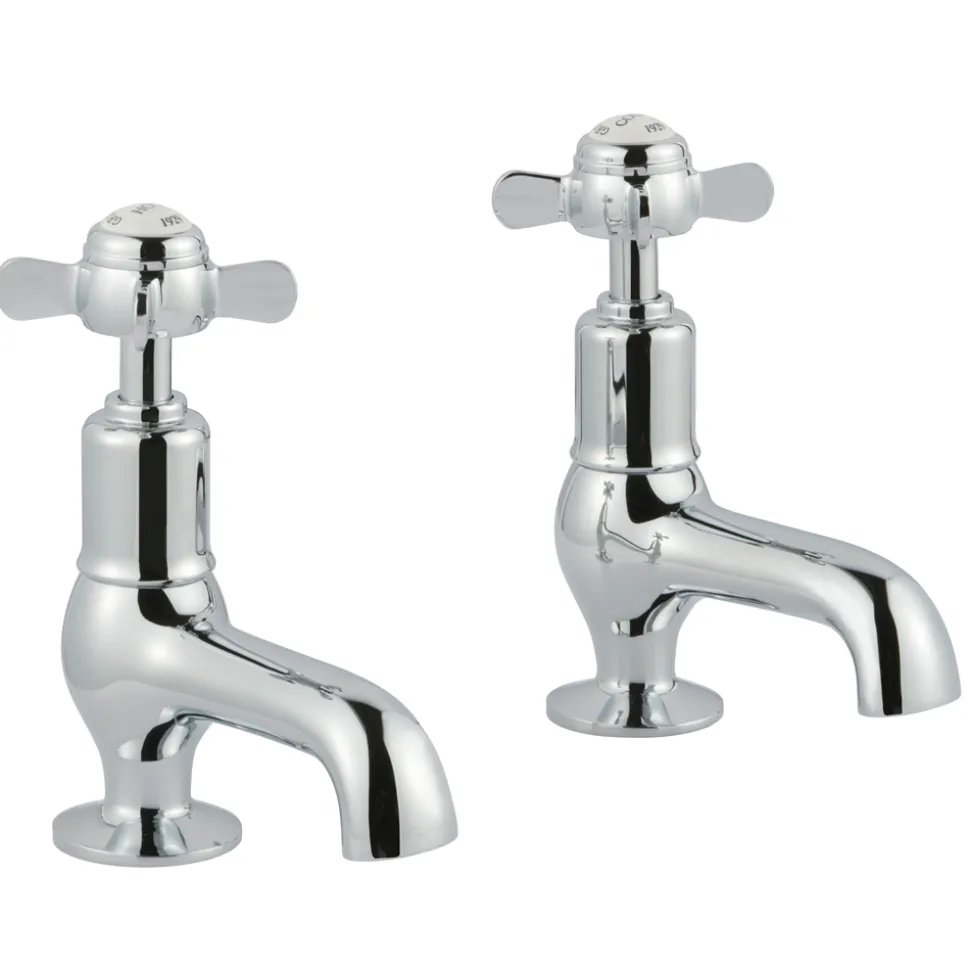 JTP Grosvenor Pinch Cloakroom Basin Pillar Taps
