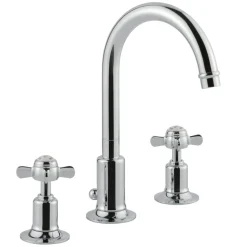 JTP Grosvenor Pinch 3 Hole Basin Mixer Tap