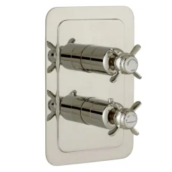 JTP Grosvenor Pinch Vertical Concealed 2 Outlet Shower Valve