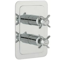 JTP Grosvenor Pinch Vertical Concealed 2 Outlet Shower Valve