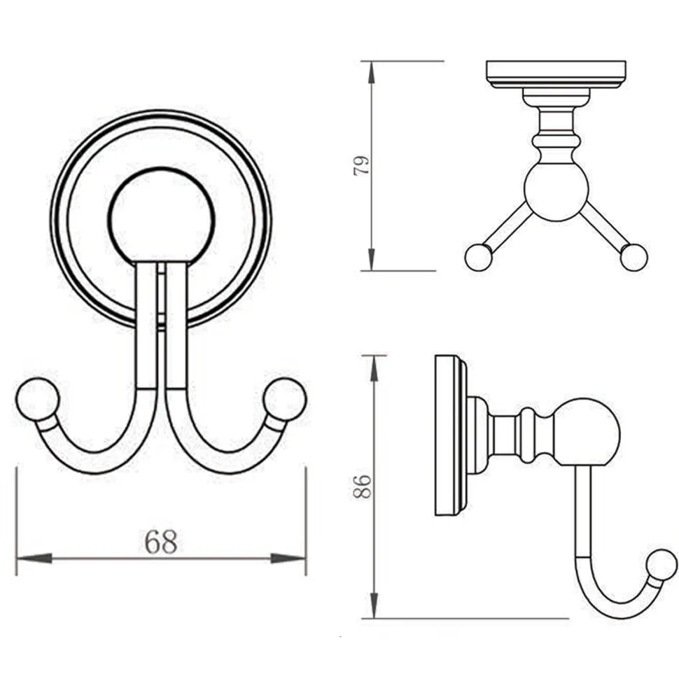 JTP Grosvenor Robe Hook