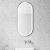 Just Taps LED Illuminated Oval Bathroom Mirror with Heated Demister Pad & Colour Change Lights - 1000 x 450mm